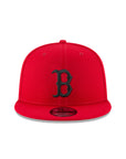 Boston Red Sox Scarlet Red On Black 9Fifty Snapback