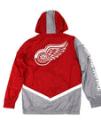 Mitchell & Ness Detroit Red Wings Undeniable Full Zip NHL Windbreaker Hood