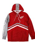 Mitchell & Ness Detroit Red Wings Undeniable Full Zip NHL Windbreaker Hood