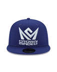 CrownMinded Royal Blue on White 9Fifty Snapback w/ Pin