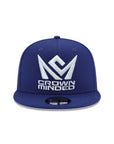 CrownMinded Royal Blue on White 59Fifty Fitted