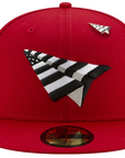Paper Planes Crimson Crown Red 59Fifty Fitted