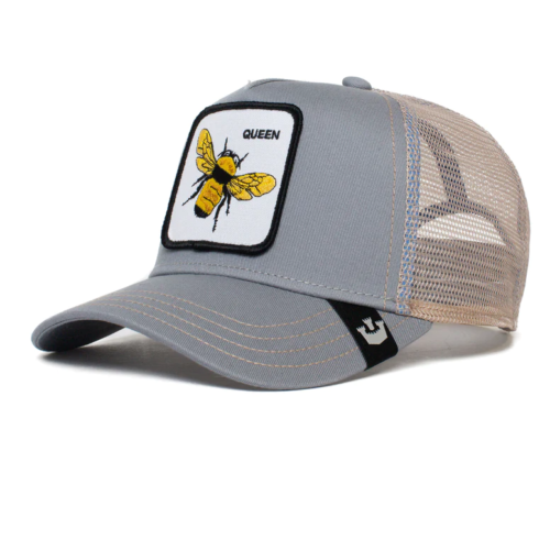 Goorin Bros Queen Bee Animal Farm Snapback Trucker Hat Queen Bee Mesh Trucker Snapback Baseball Cap – Village Hat Shop main image 4
