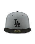 Los Angeles Dodgers MLB Storm Gray Black 59Fifty Fitted Hat
