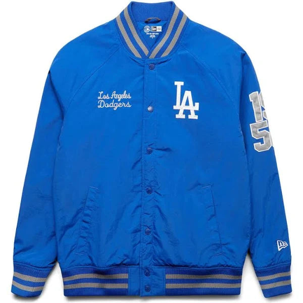 NEW ERA Los Angeles Dodgers ジャケット Mサイズ New Era Los Angeles Dodgers Snap Varsity Jacket – CROWN MINDED