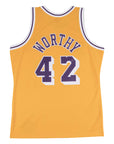 Los Angeles Lakers James Worthy 1984 - 1985 Swingman Jersey