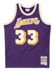 Los Angeles Lakers Away Kareem Abdul-Jabbar Swingman Jersey 1984-1985