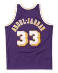 Los Angeles Lakers Away Kareem Abdul-Jabbar Swingman Jersey 1984-1985