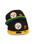 Pittsburgh Steelers Black Letter Arch 9Fifty Snapback
