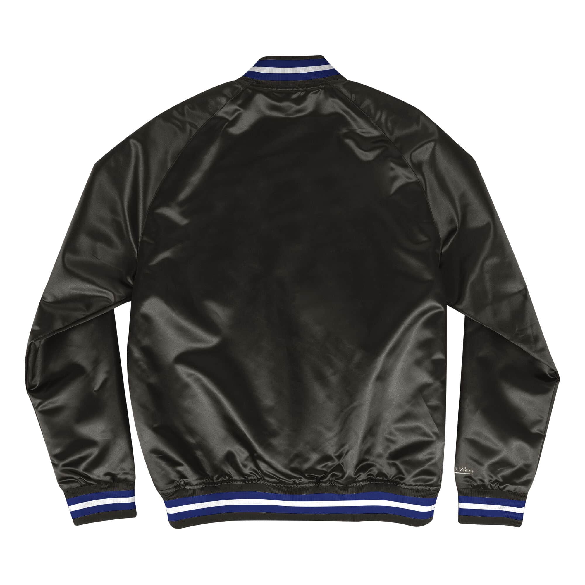 Mitchell & Ness Los Angeles Dodgers Black Lightweight Satin Jacket