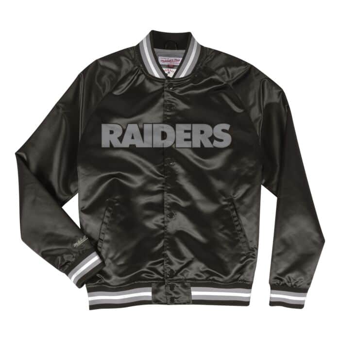 Mitchell & Ness Las Vegas Oakland Raiders Lightweight Satin Jacket