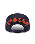 Detroit Tigers Black Letter Arch 9Fifty Snapback