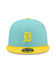 Detroit Tigers Mint Lemon 2 Tone 59Fifty Fitted