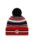 Atlanta Falcons New Era 2021 NFL Sideline Sport Official Pom Knit Beanie