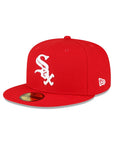 Chicago White Sox Scarlet Red White ASG Side Patch 59Fifty Fitted