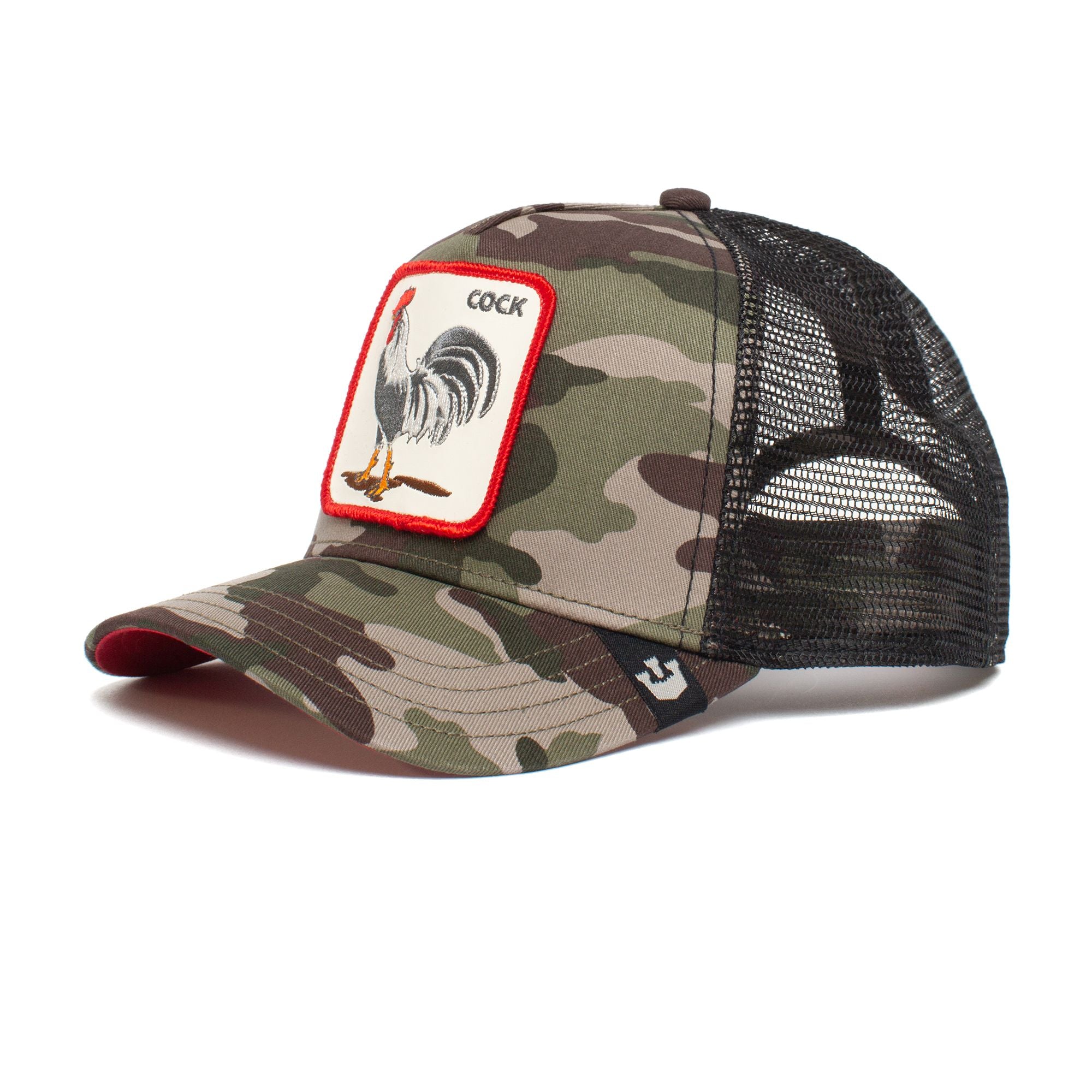 Animal Farm All American Rooster Cock Camo Snapback Trucker