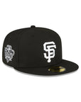 San Francisco Giants Black White 2010 World Series Side Patch 59Fifty Fitted