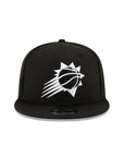 Phoenix Suns Black on White NBA 9Fifty Snapback