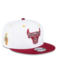 Chicago Bulls 6X Champions White Red 9Fifty Snapback
