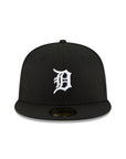 Detroit Tigers Black on White 2022 59Fifty Fitted