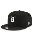 Detroit Tigers Black on White MLB 2022 Basic 9Fifty Snapback