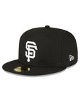 San Francisco Giants Black White 2010 World Series Side Patch 59Fifty Fitted