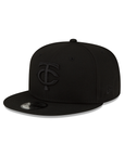 Minnesota Twins Black on Black 9Fifty Snapback