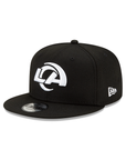 Los Angeles Rams Black On White NFL 9Fifty Snapback