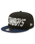 Dallas Cowboys NFL 2022 Draft Black Navy 2 Tone 9Fifty Snapback