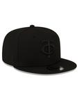 Minnesota Twins Black on Black 9Fifty Snapback