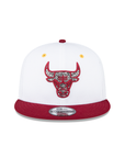 Chicago Bulls 6X Champions White Red 9Fifty Snapback