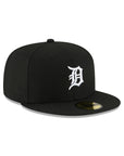 Detroit Tigers Black on White 2022 59Fifty Fitted