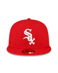 Chicago White Sox Scarlet Red White ASG Side Patch 59Fifty Fitted