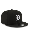 Detroit Tigers Black on White MLB 2022 Basic 9Fifty Snapback