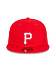 Pittsburgh Pirates Scarlet Red White ASG Side Patch 59Fifty Fitted