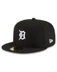 Detroit Tigers Black on White 2022 59Fifty Fitted