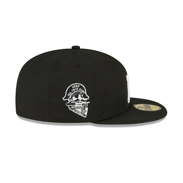 Pittsburgh Pirates Black White 1959 All Star Game Side Patch 59Fifty Fitted