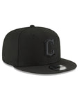 Cleveland Guardians Black on Black MLB Basic 9Fifty Snapback