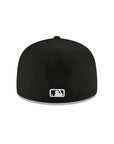 Cleveland Guardians MLB Basic Black on White 59Fifty Fitted Hat