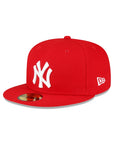 New York Yankees Scarlet Red White ASG Side Patch 59Fifty Fitted