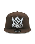 CrownMinded Walnut on White 9Fifty Snapback w/ Pin