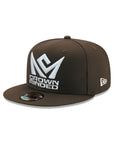 CrownMinded Walnut on White 9Fifty Snapback w/ Pin