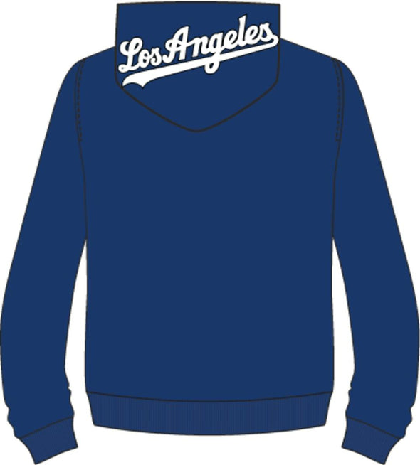 Pro Standard Los Angeles Dodgers Royal Logo Zipper Hoody