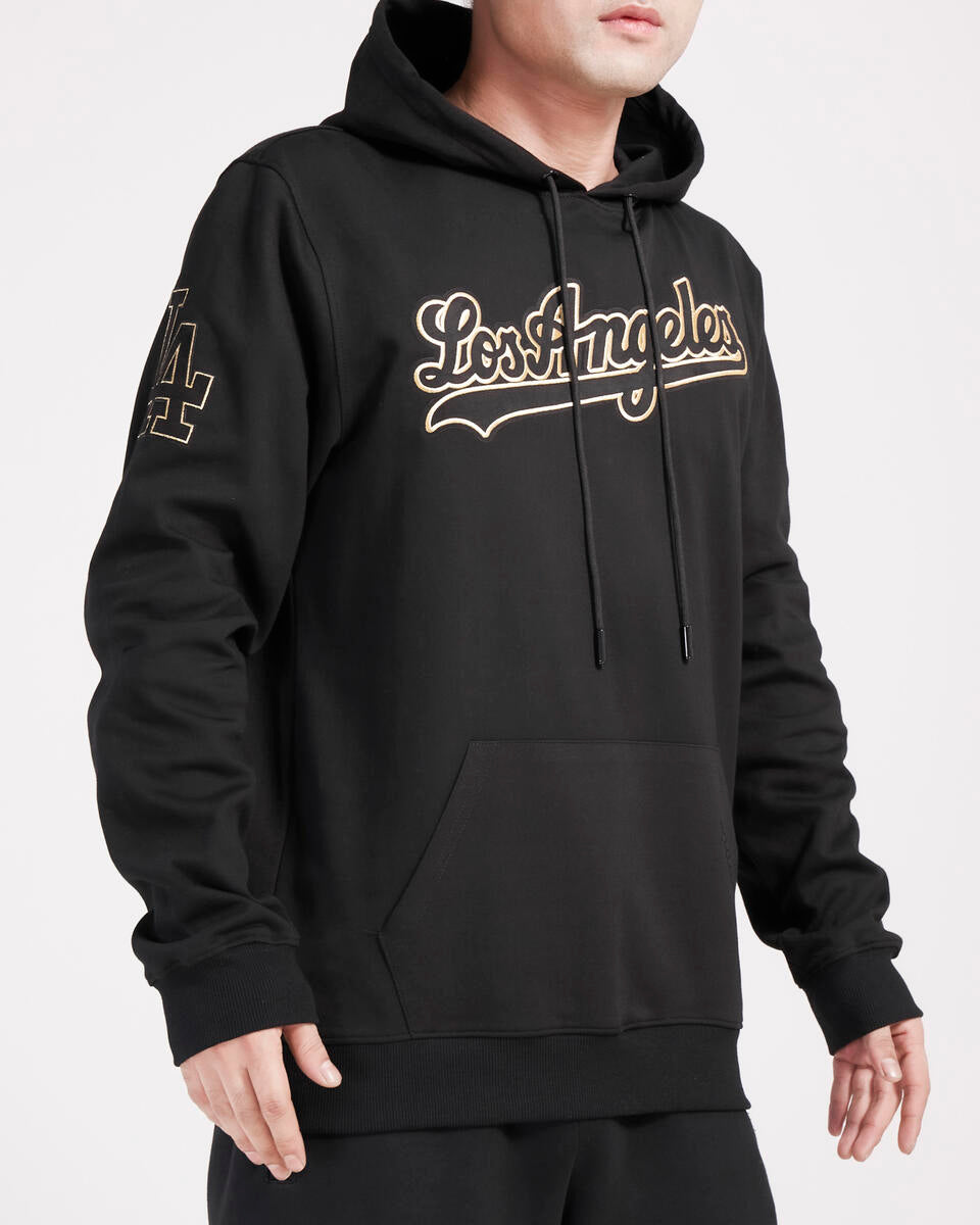 Pro Standard Los Angeles Dodgers Black Gold Pullover Hoody – CROWN
