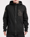 Pro Standard Los Angeles Dodgers Black Gold Zipper Hoody