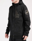 Pro Standard Los Angeles Dodgers Black Gold Zipper Hoody