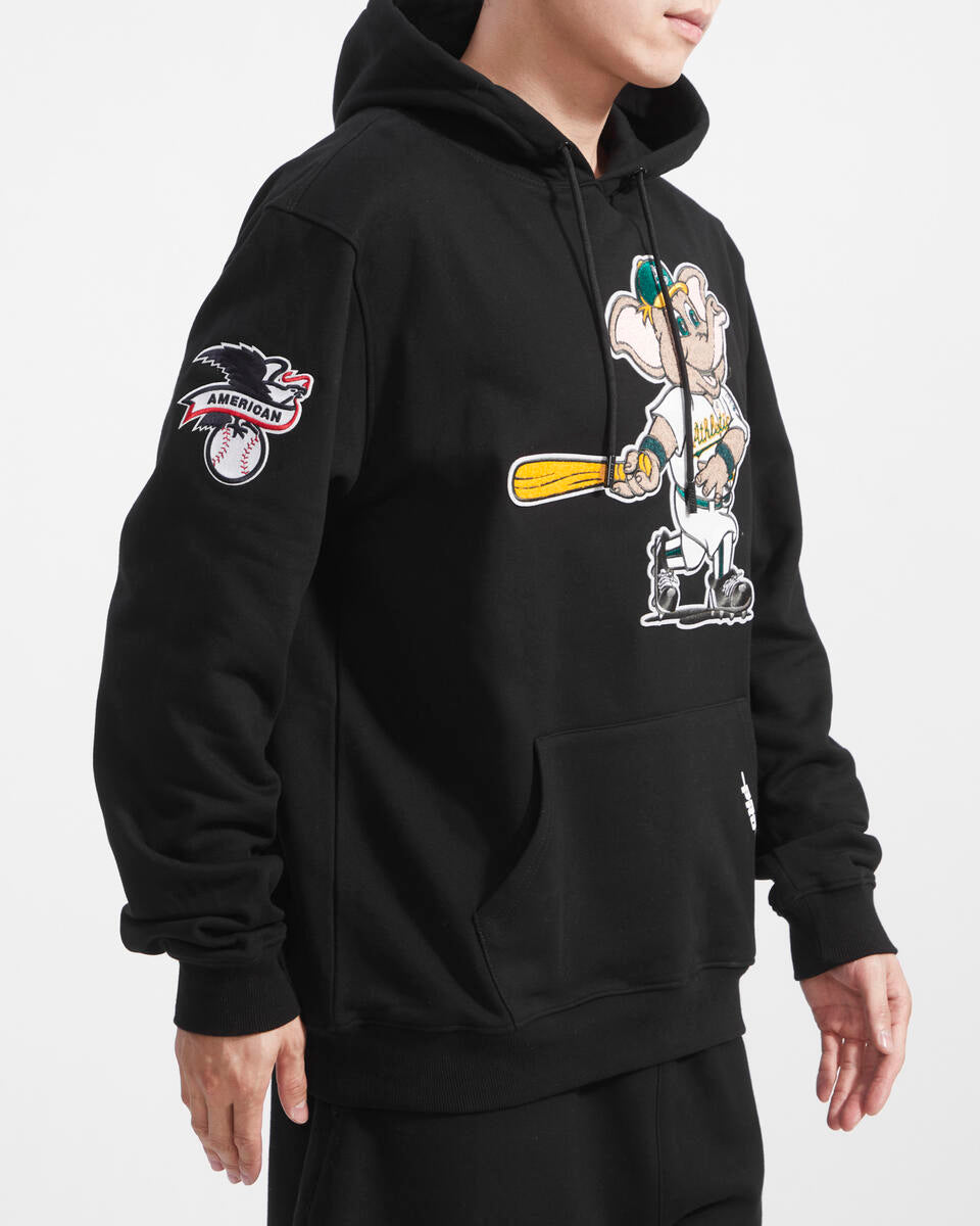 Pro Standard Oakland Athletics Mascot Black Pullover Hoody
