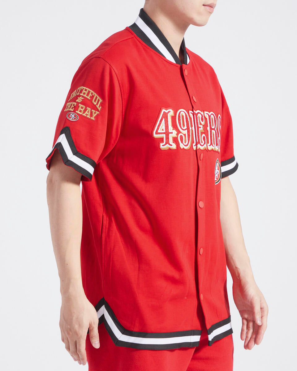 Pro Standard San Francisco 49ers Classic Warm Up Short Sleeve Jacket