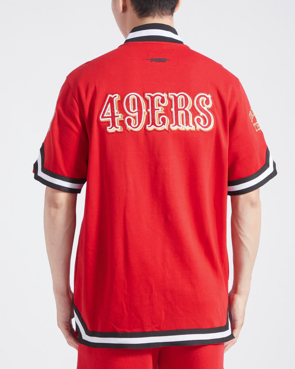 Pro Standard San Francisco 49ers Classic Warm Up Short Sleeve Jacket