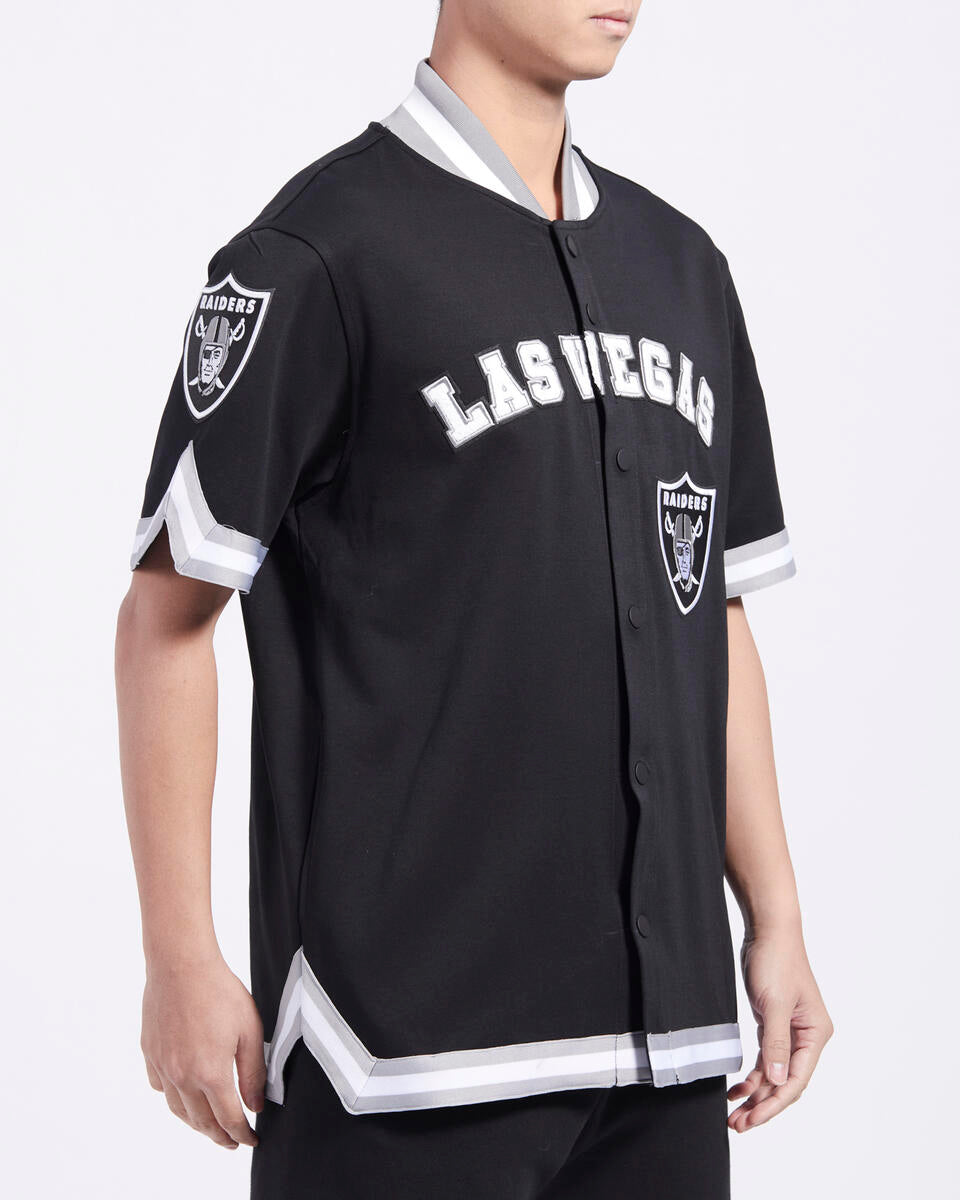 Pro Standard Las Vegas Raiders Classic Warm Up Short Sleeve Jacket